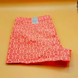 Gap Clean Front Shorts, Coral and Beige, Size 12